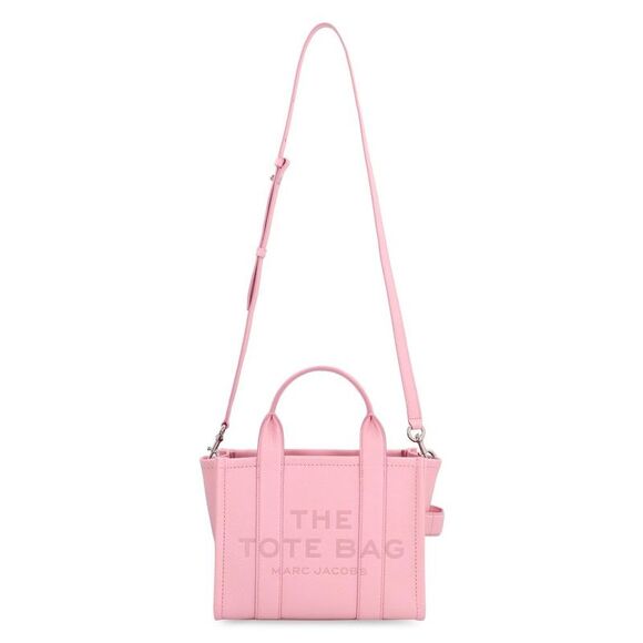 MARC JACOBS The Tote Bag Leather Top Handle Bag Women RIBBON PINK Handbags - Picture 4 of 5